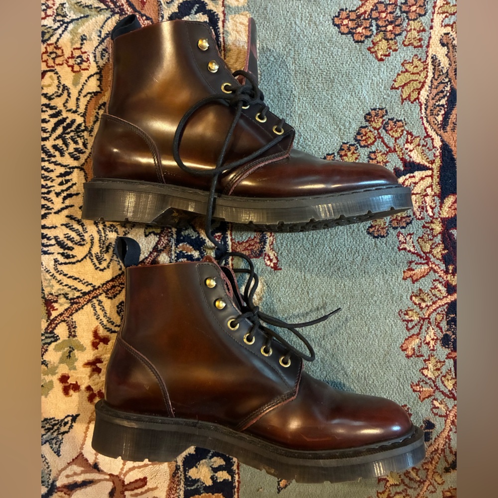 NPS Solovair x Toast Jade Boots UK 6 Burgundy - Picture 4 of 10